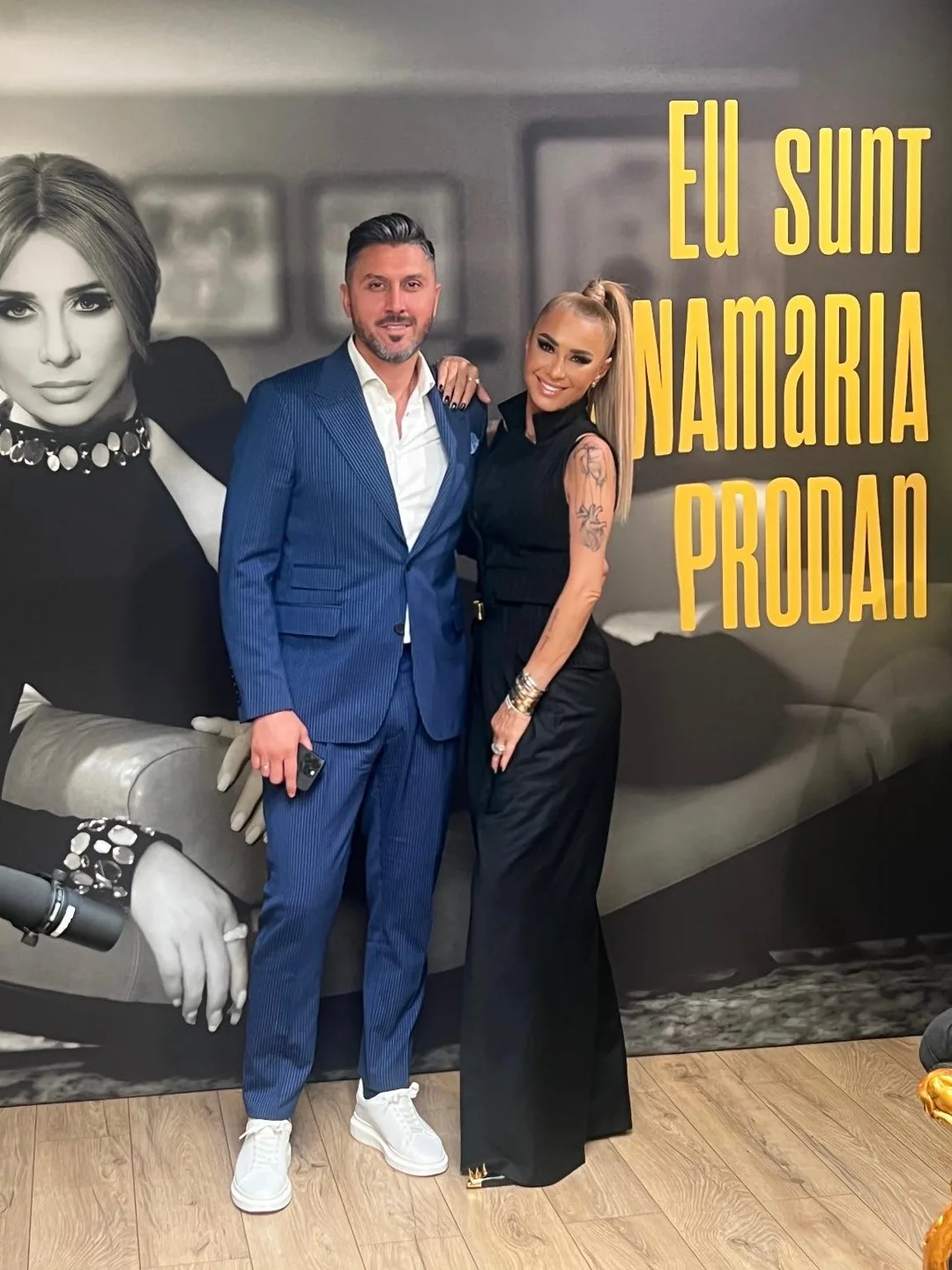 Ciprian Marica, fost internațional, alături de Anamaria Prodan