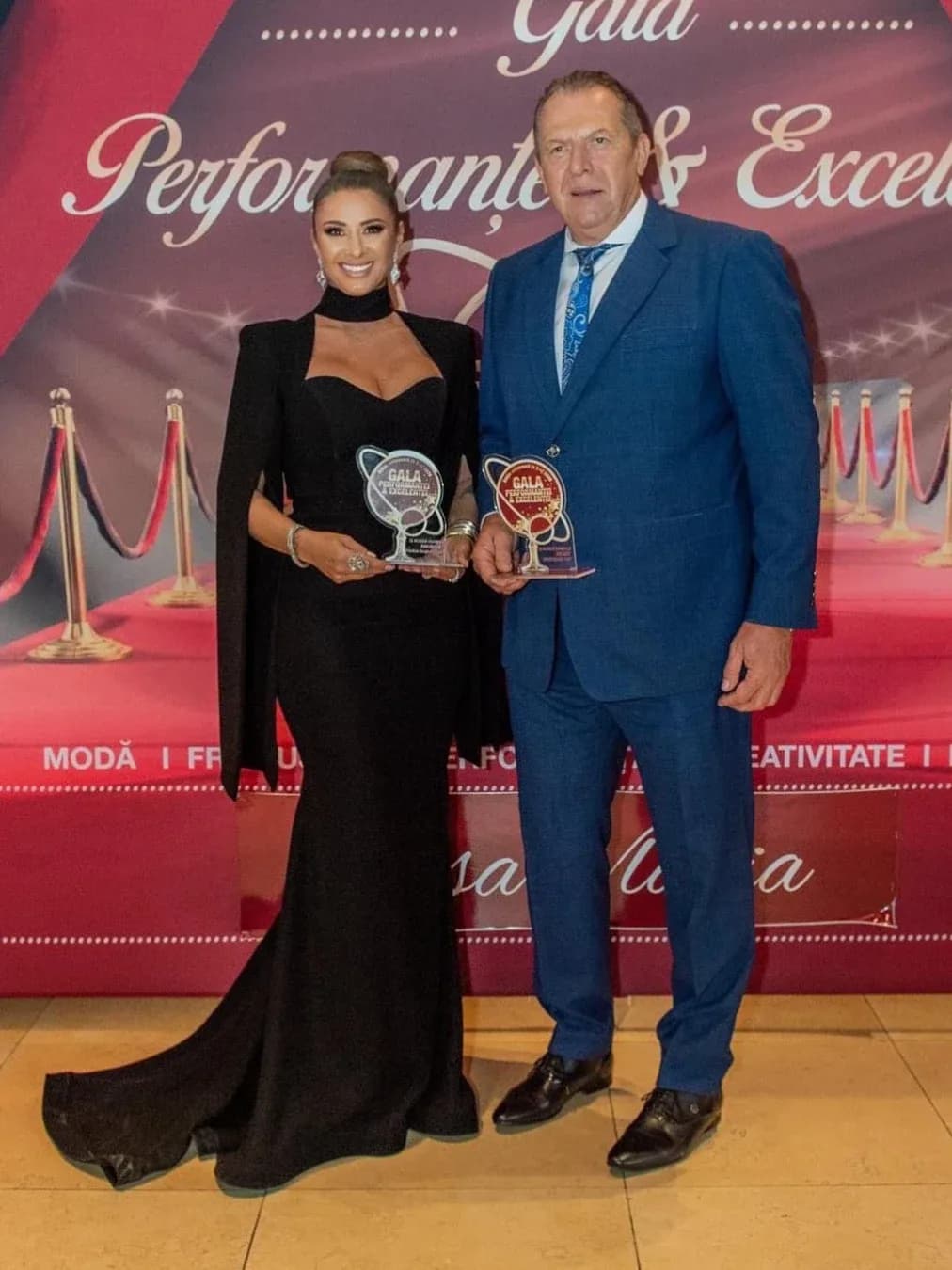 Helmut Duckadam, eroul de la sevilla, alături de Anamaria Prodan