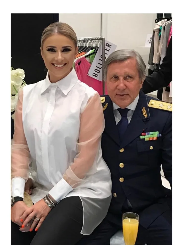Ilie Năstase, legendă a tenisului, alături de Anamaria Prodan