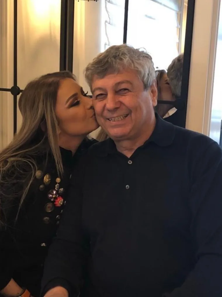 Mircea Lucescu, antrenor, alături de Anamaria Prodan
